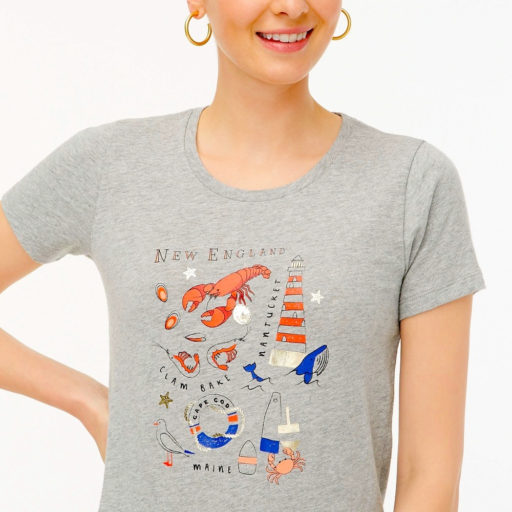 J Crew New England Collectors Shirt